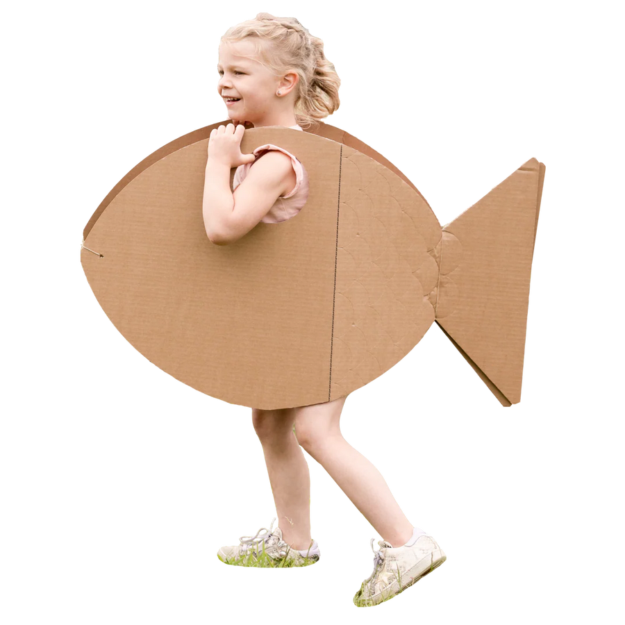 Cardboard Fish Fancy Dress Costume