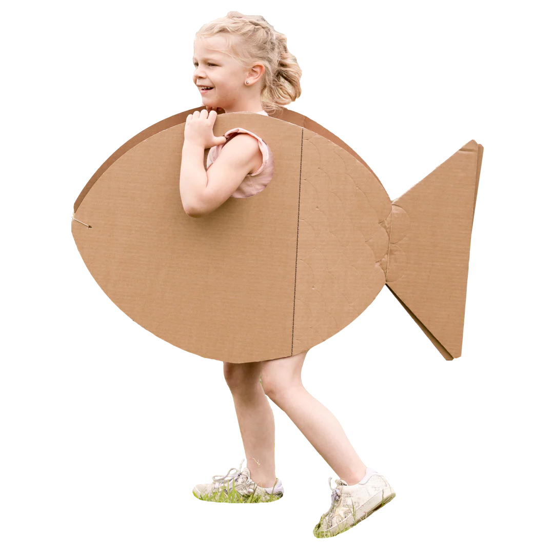 Cardboard Fish Fancy Dress Costume