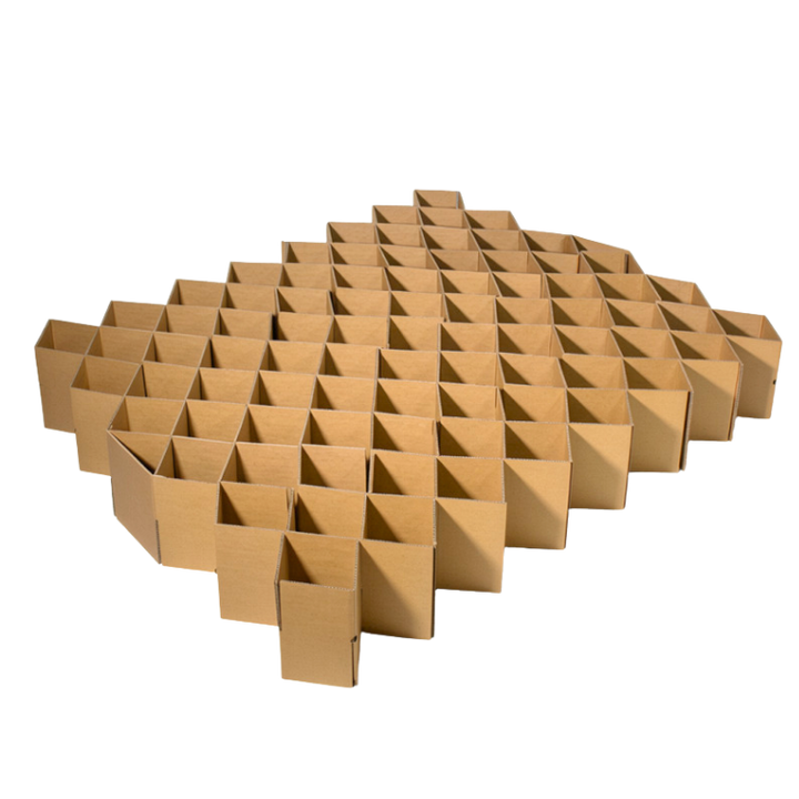 Cardboard folding bed
