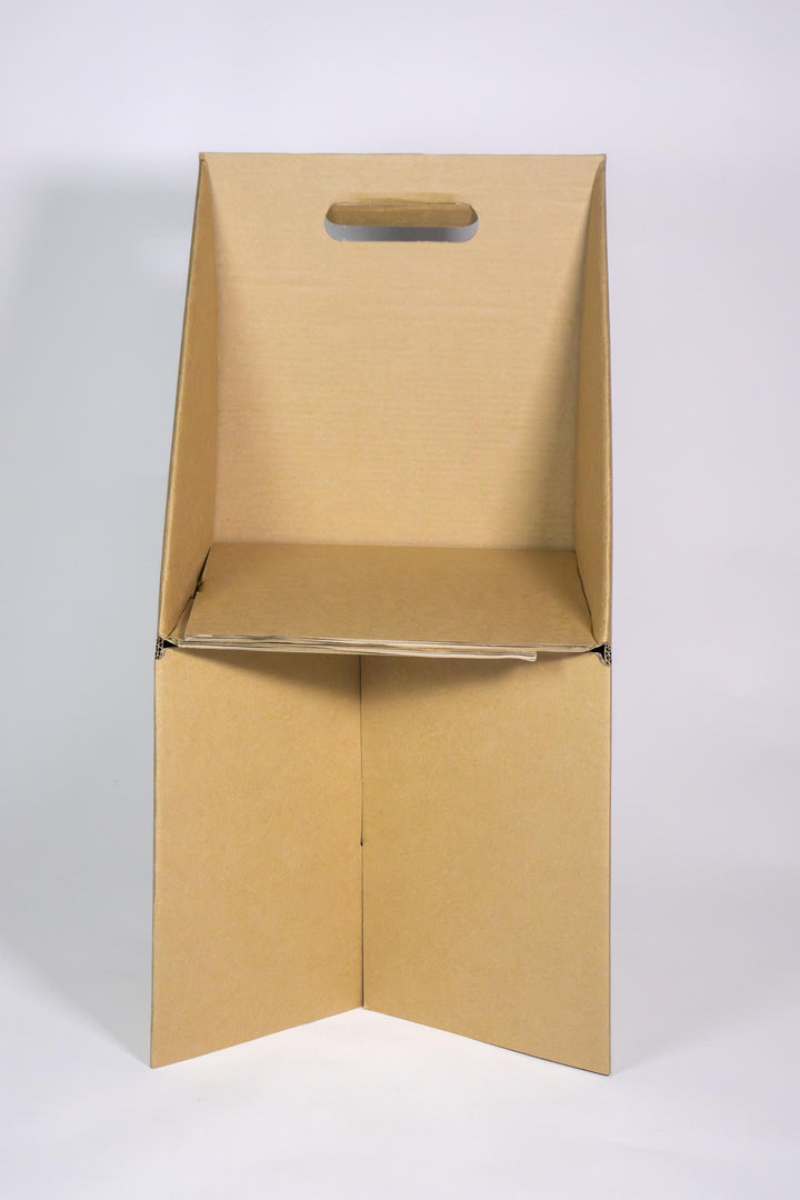 Cardboard folding chair