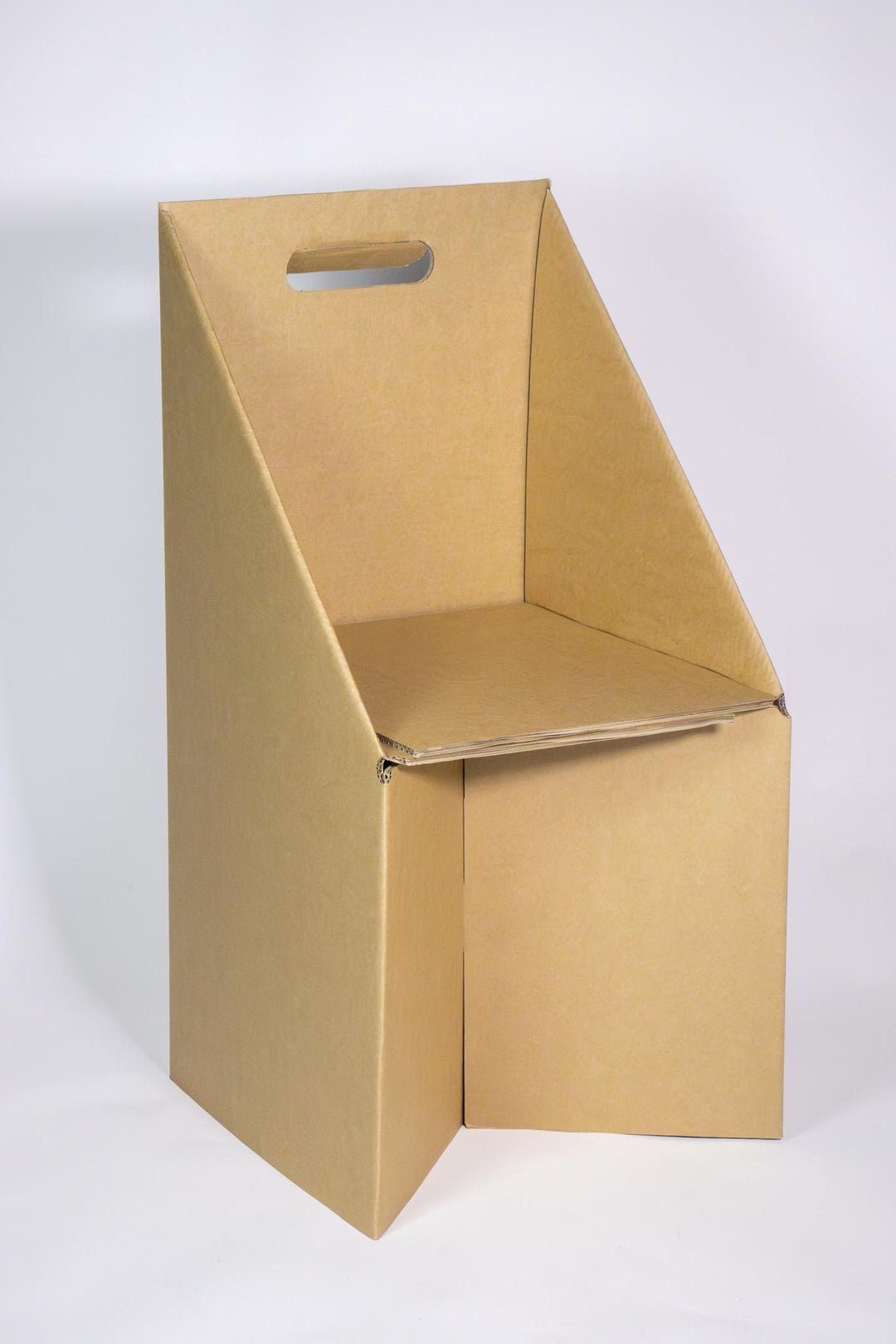 Cardboard folding chair