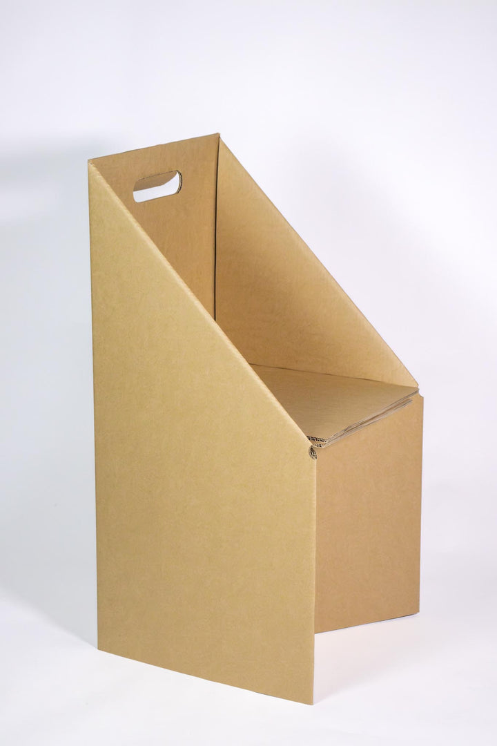 Cardboard folding chair