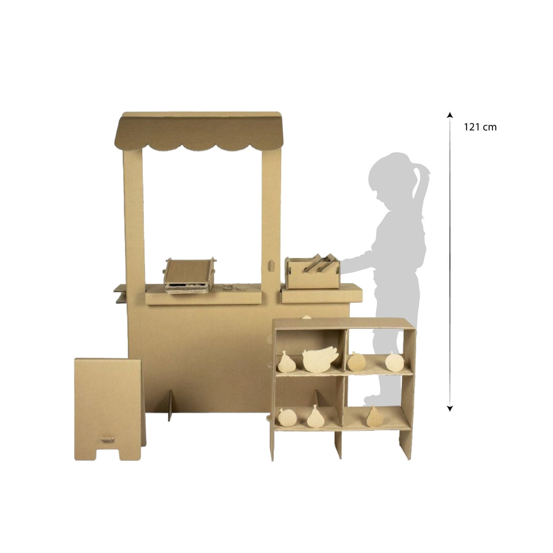 Cardboard toy shop