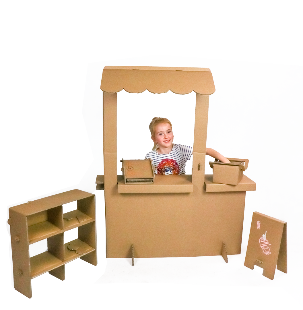 Cardboard toy shop