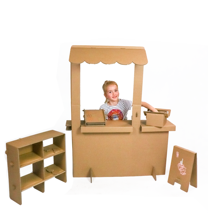 Cardboard toy shop