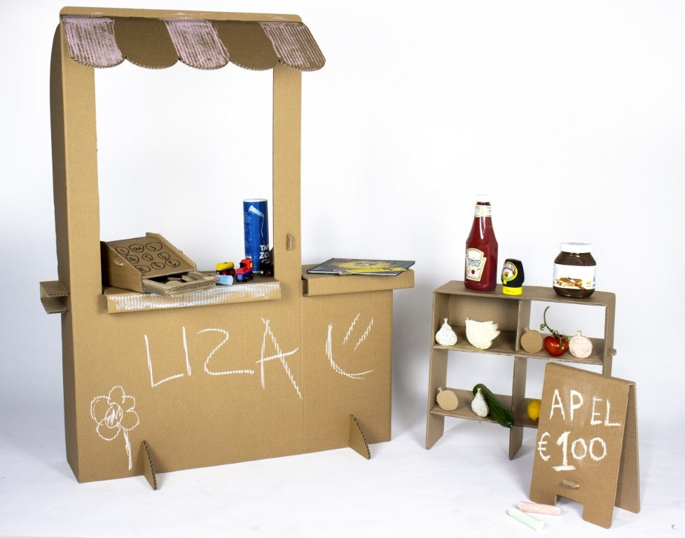 Cardboard toy shop