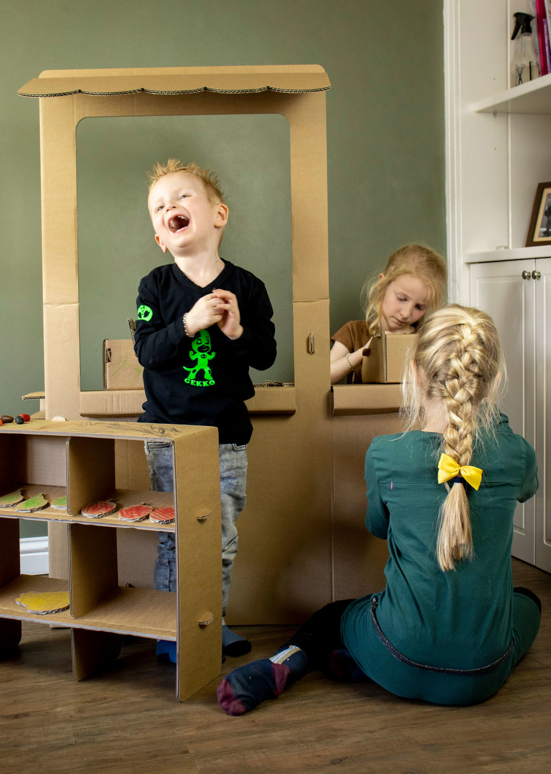 Cardboard toy shop