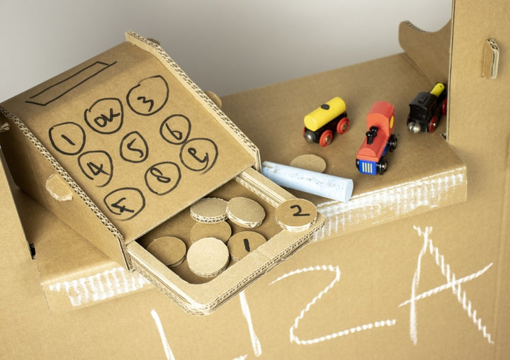 Cardboard toy shop